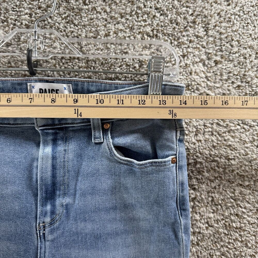 Page Jeans Womens 26‎ Hoxton Slim Cotton Lovesong Distressed Tuned Hem Raw Hem - Picture 2 of 12